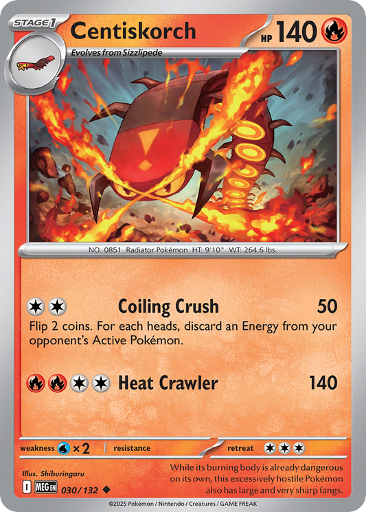 Centiskorch - 030/132 - Uncommon