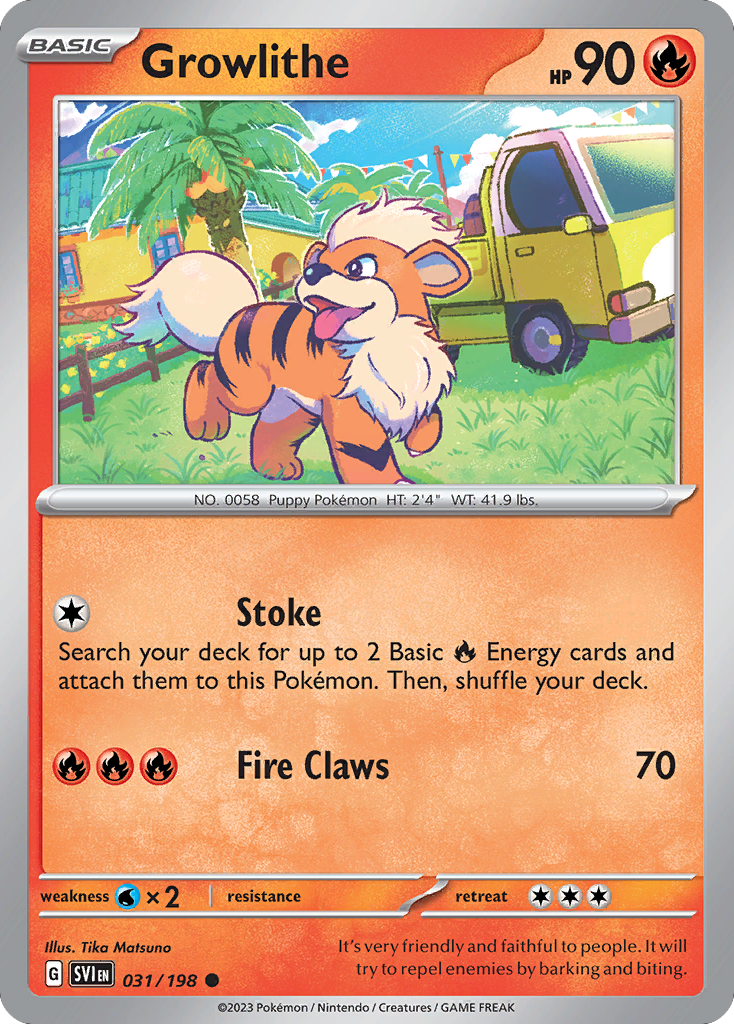 Growlithe - 031/198 - Common