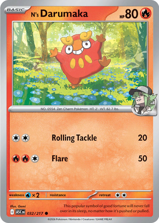N's Darumaka - 032/217 - Common