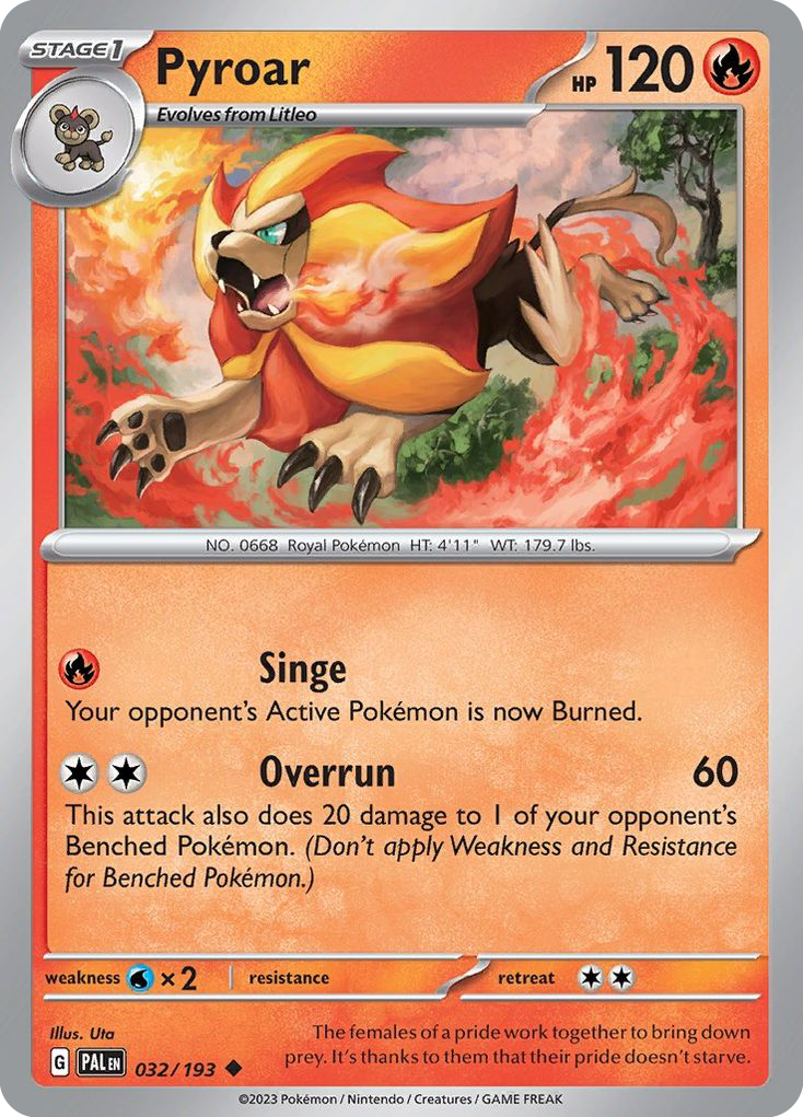 Pyroar - 032/193 - Uncommon
