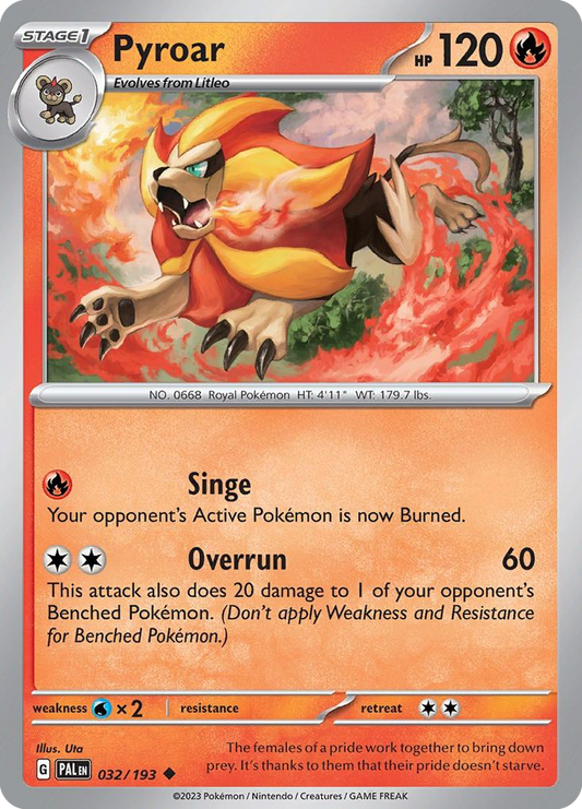Pyroar - 032/193 - Uncommon