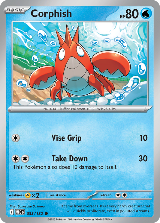 Corphish - 033/132 - Common