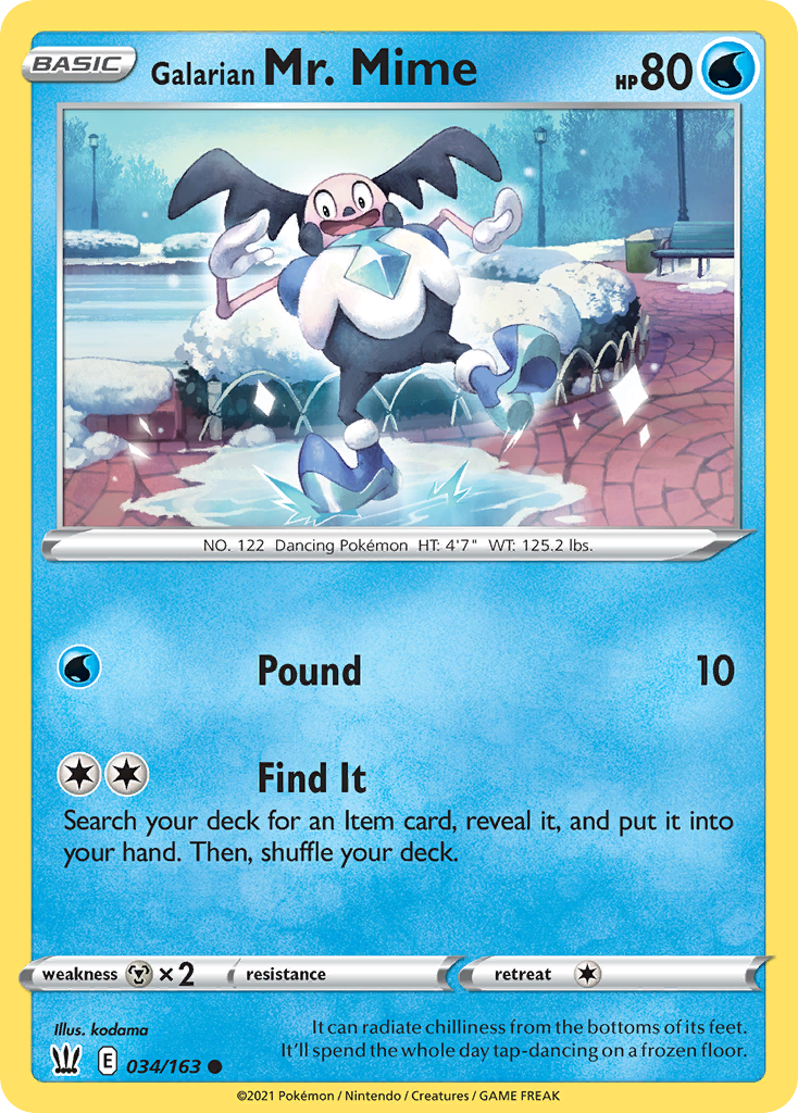 Galarian Mr. Mime - 034/163 - Common