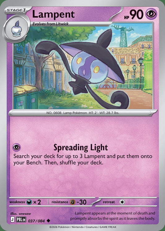 Lampent - 037/084 - Uncommon