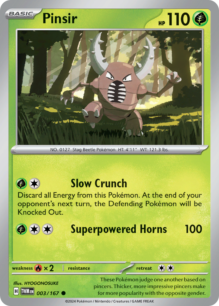 Pinsir - 003/167 - Common