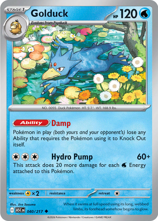 Golduck - 040/217 - Uncommon