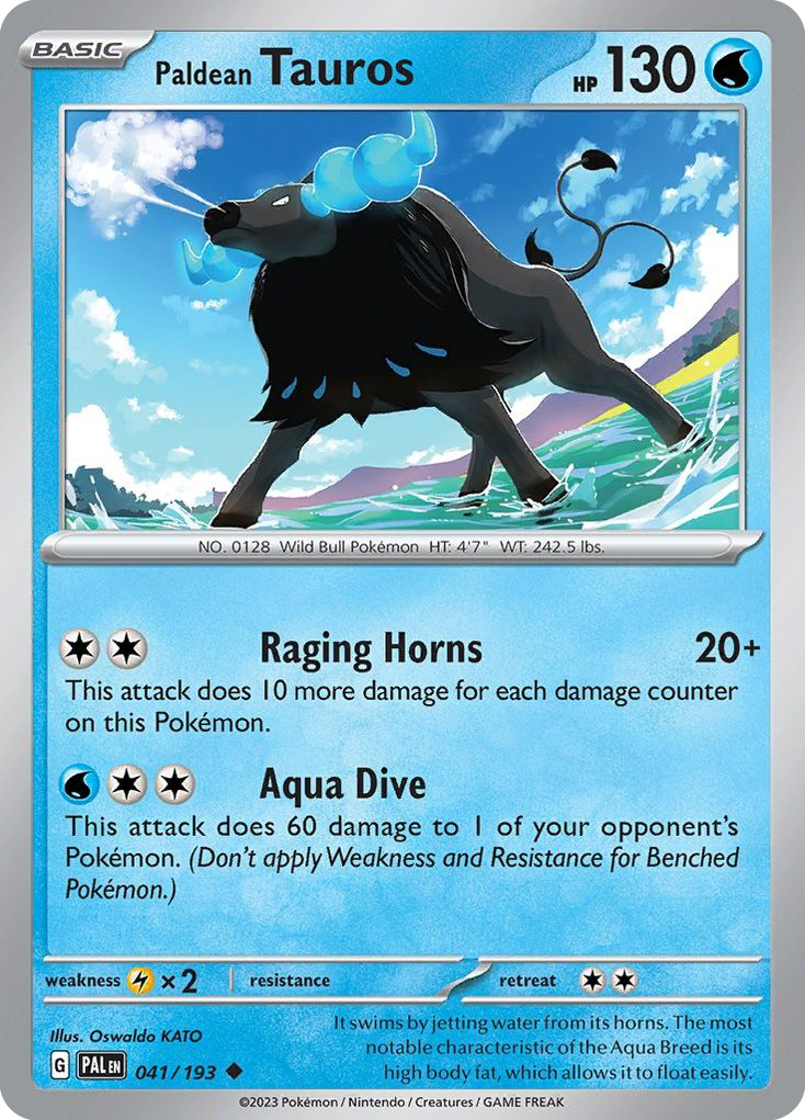 Paldean Tauros - 041/193 - Uncommon