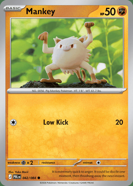 Mankey - 042/084 - Common