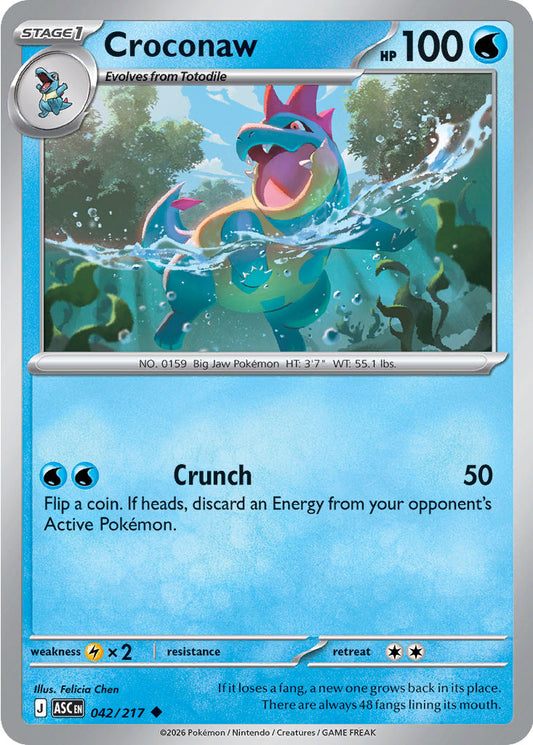 Croconaw - 051/217 - Uncommon