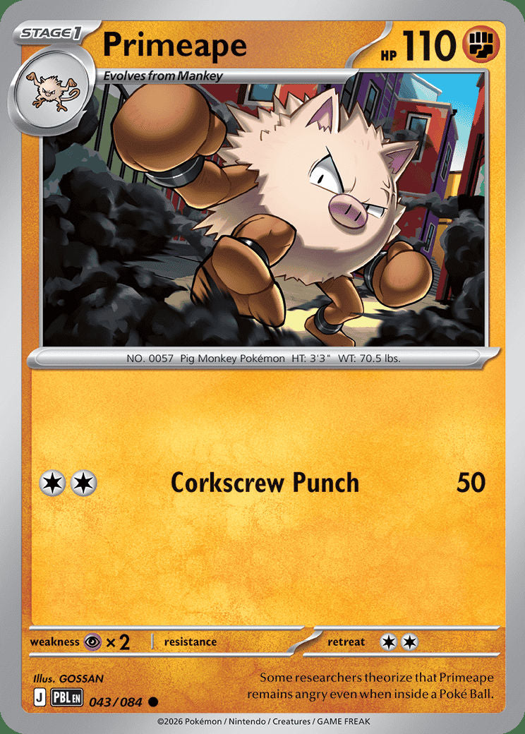 Primeape - 043/084 - Common