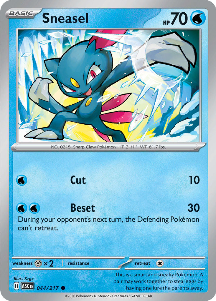 Sneasel - 044/217 - Common