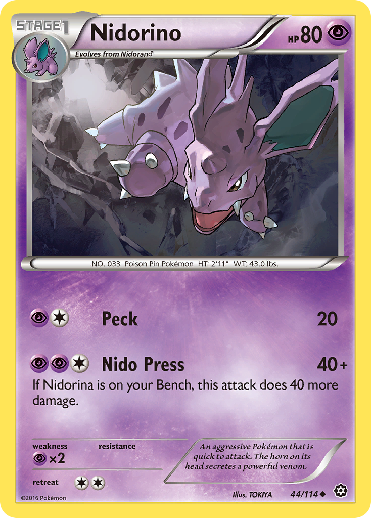 Nidorino - 044/114 - Uncommon
