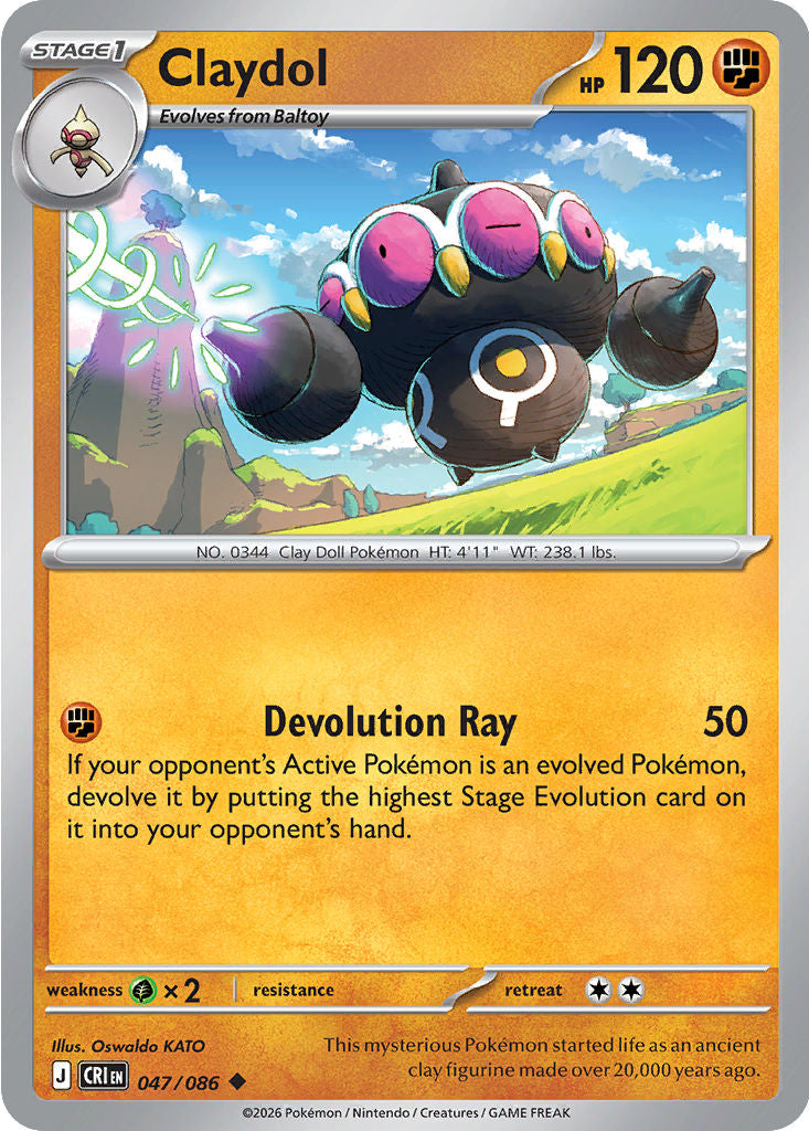Claydol - 047/086 - Uncommon