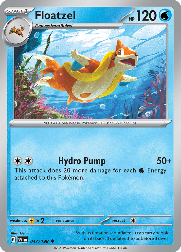 Floatzel - 047/198 - Uncommon