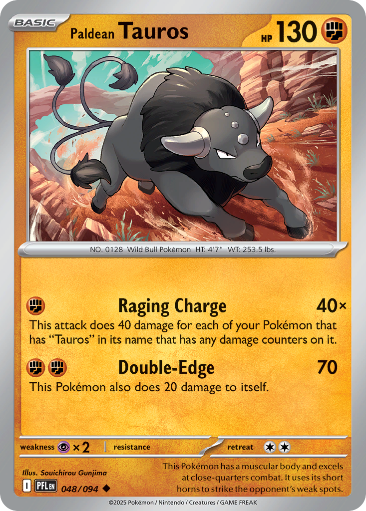 Paldean Tauros - 048/094 - Uncommon