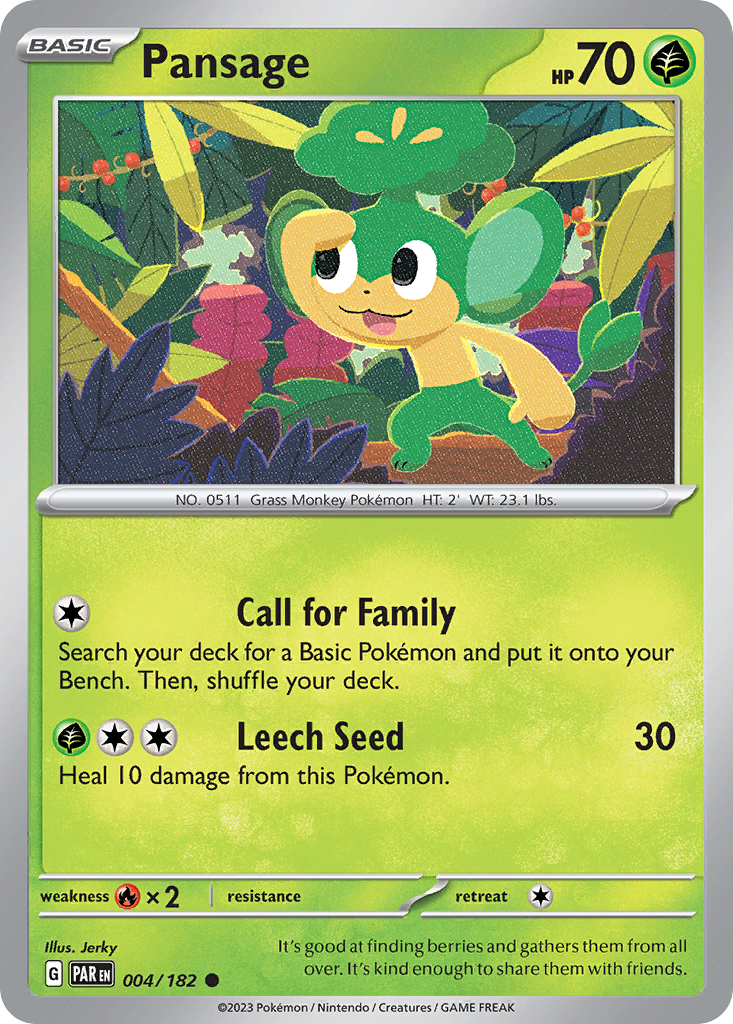 Pansage - 004/182 - Common