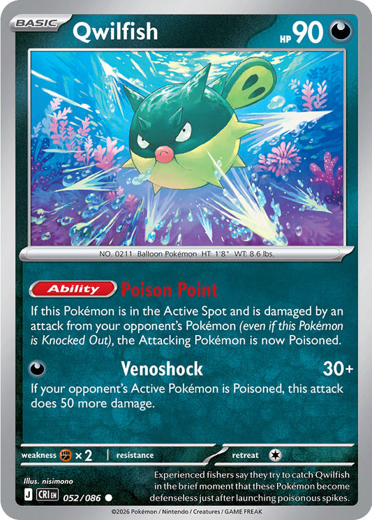 Qwilfish - 052/086 - Uncommon