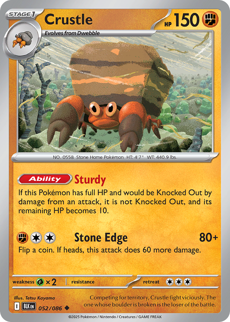 Crustle - 052/086 - Uncommon