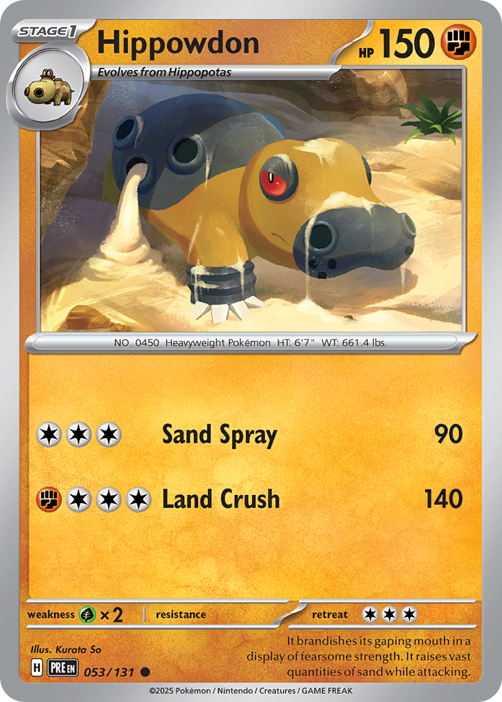 Hippowdon - 053/131 - Common