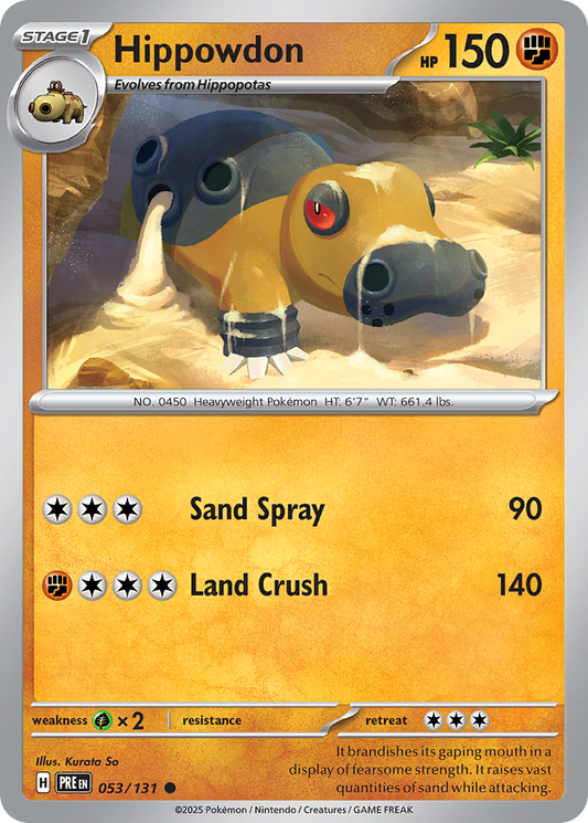 Hippowdon - 053/131 - Common