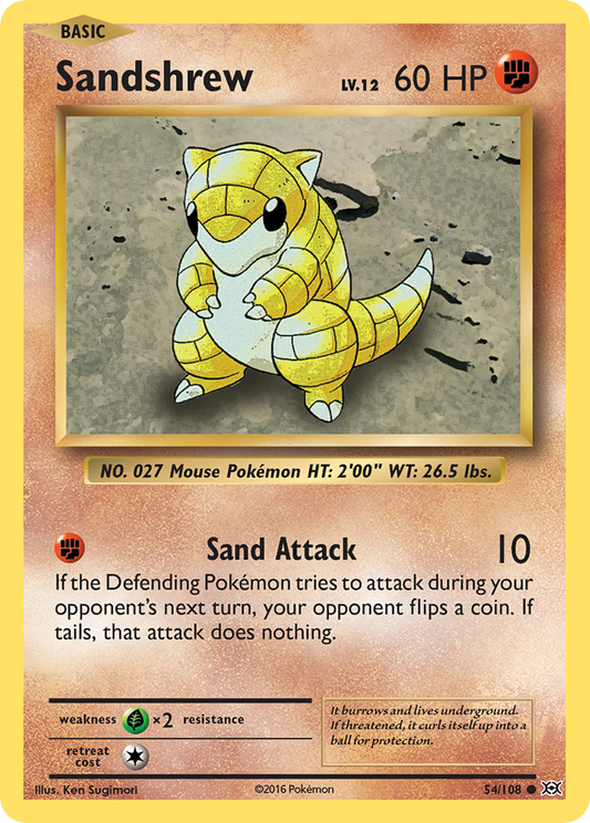 Sandshrew - 054/108 - Common