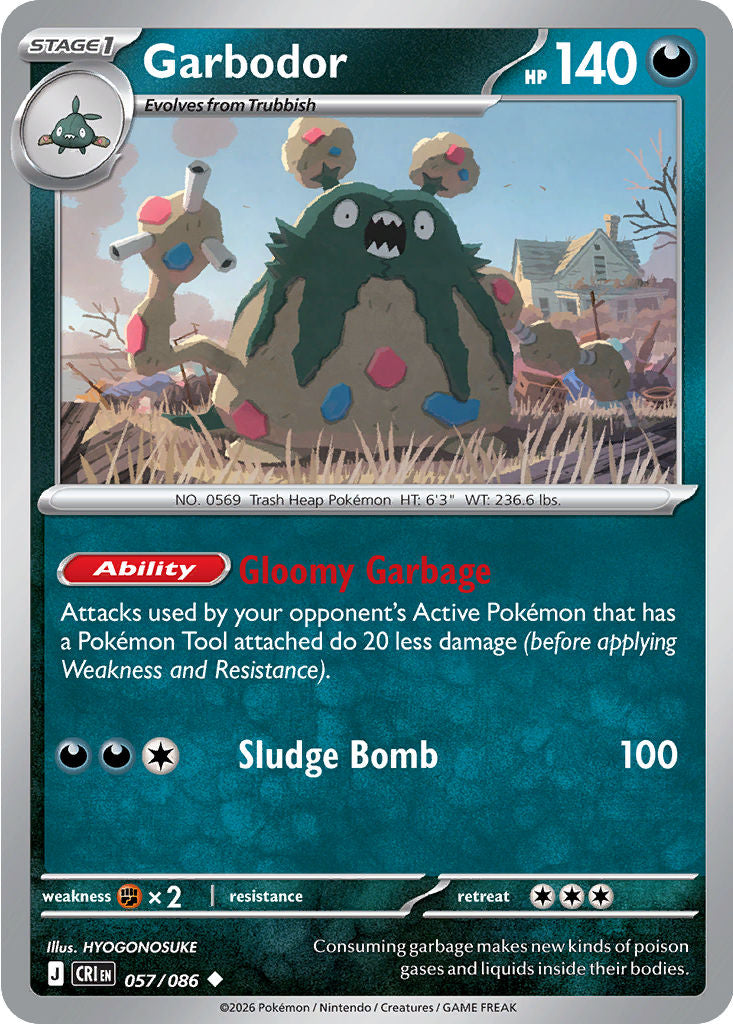 Garbodor - 057/086 - Uncommon