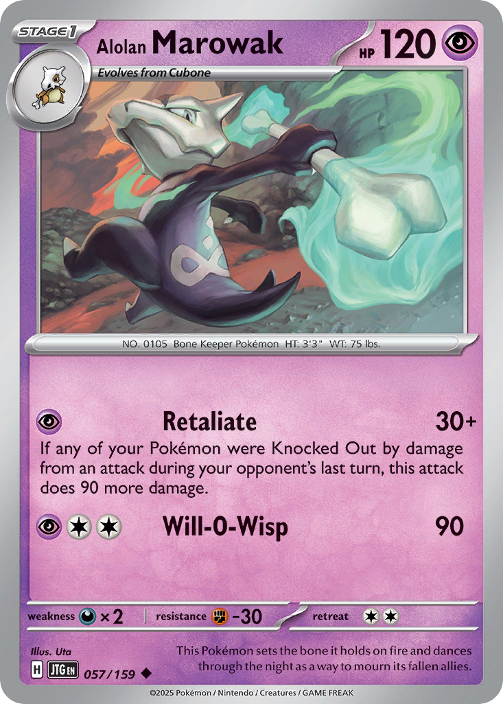 Alolan Marowak - 057/159 - Uncommon