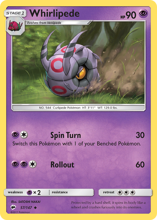 Whirlipede - 057/147 - Uncommon