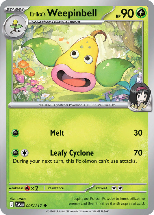 Erika's Weepinbell - 005/217 - Uncommon