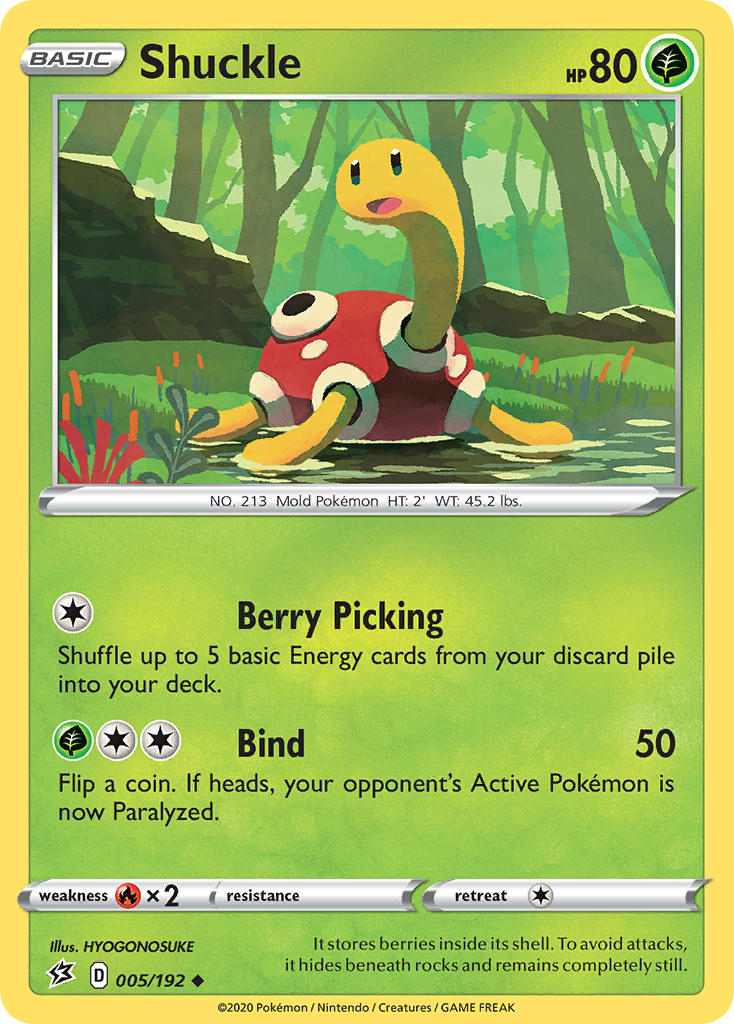 Shuckle - 005/192 - Uncommon
