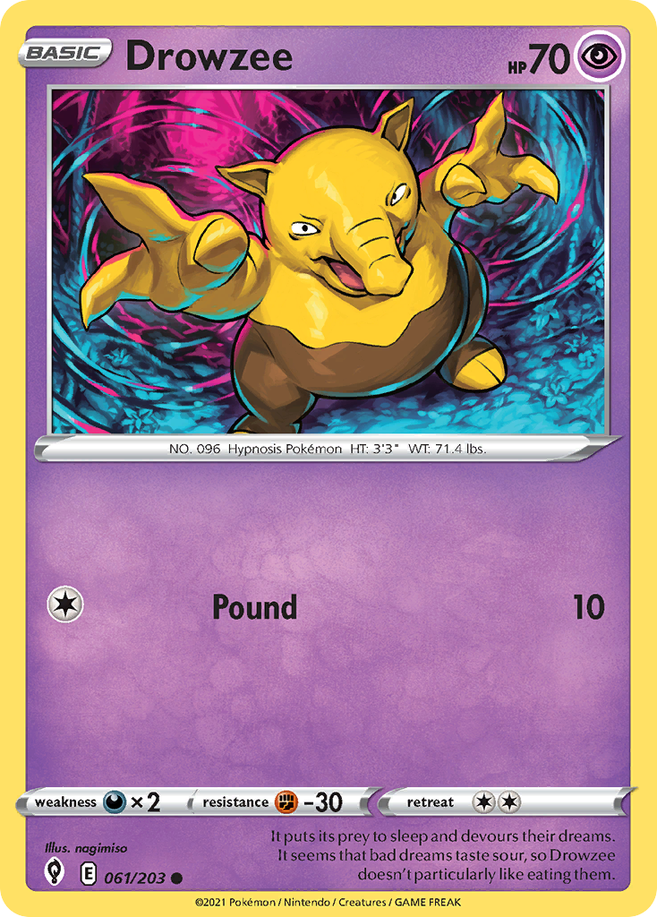 Drowzee - 061/203 - Common