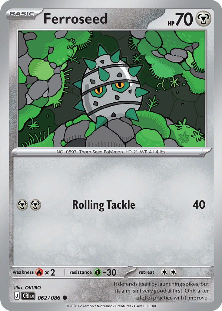 Ferroseed - 062/086 - Common