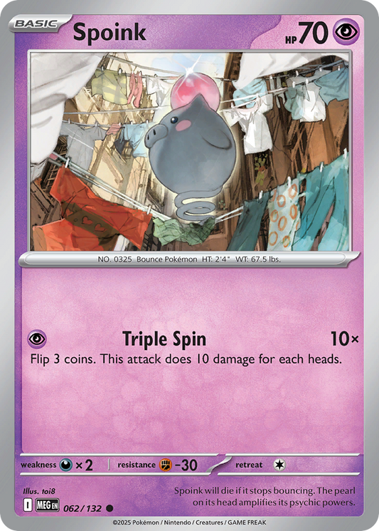 Spoink - 062/132 - Common