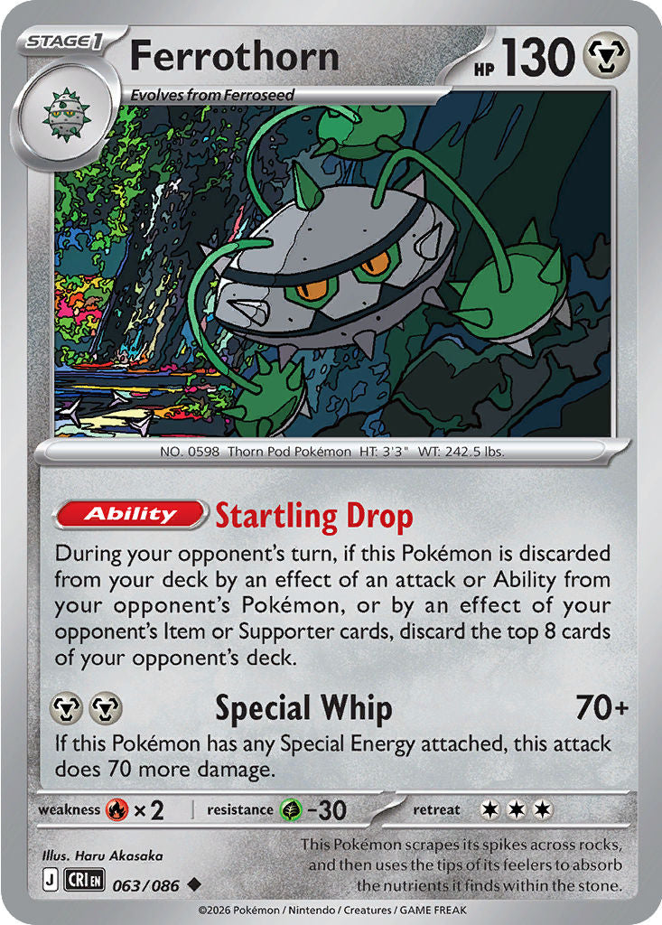 Ferrothorn - 063/086 - Uncommon
