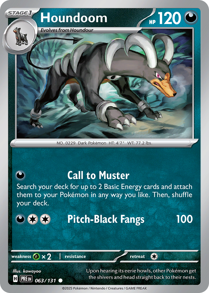 Houndoom - 063/131 - Common