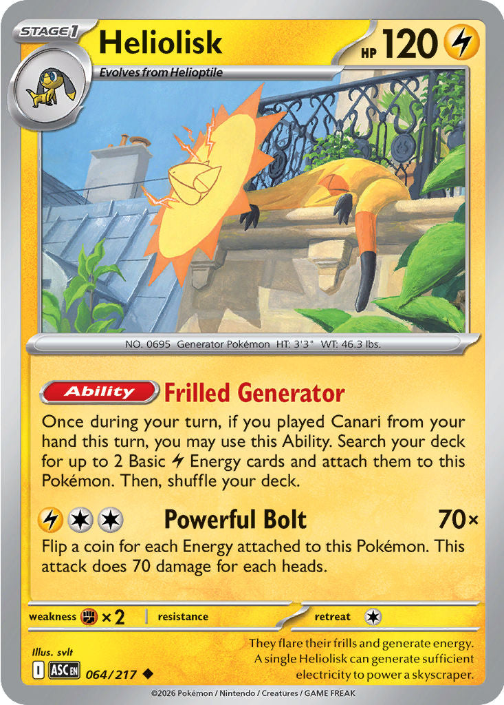 Heliolisk - 064/217 - Uncommon