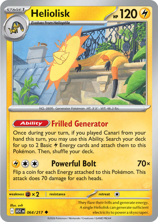 Heliolisk - 064/217 - Uncommon