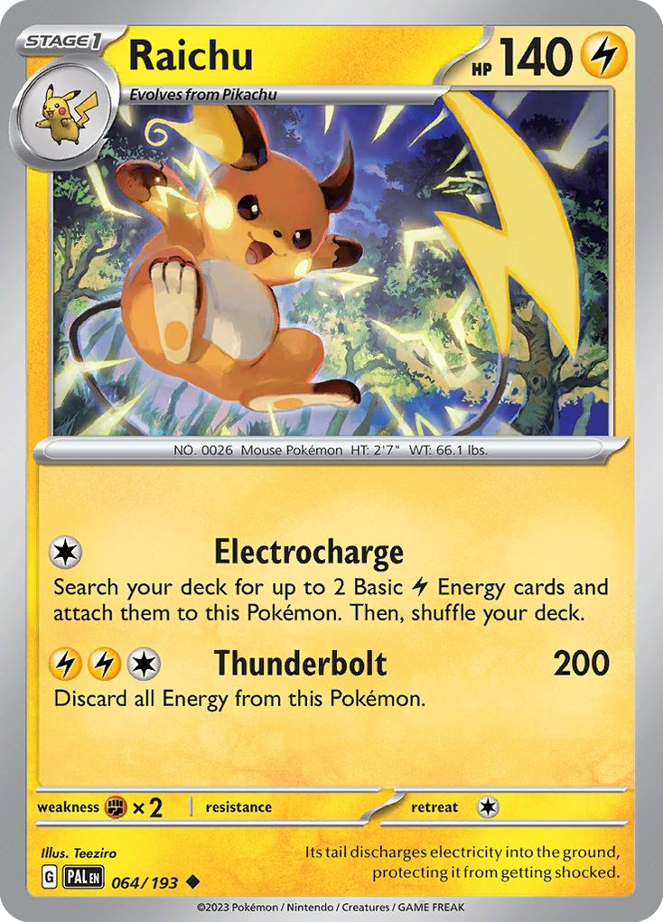 Raichu - 064/193 - Uncommon