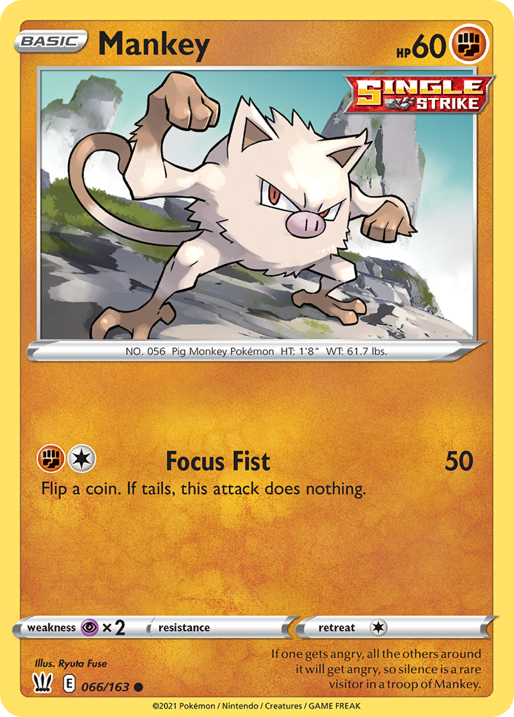 Mankey - 066/163 - Common
