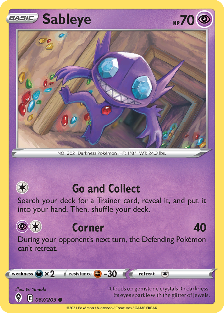 Sableye - 067/203 - Common