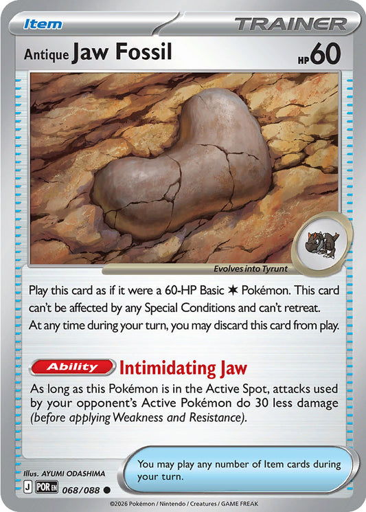 Antique Jaw Fossil - 068/088 - Common