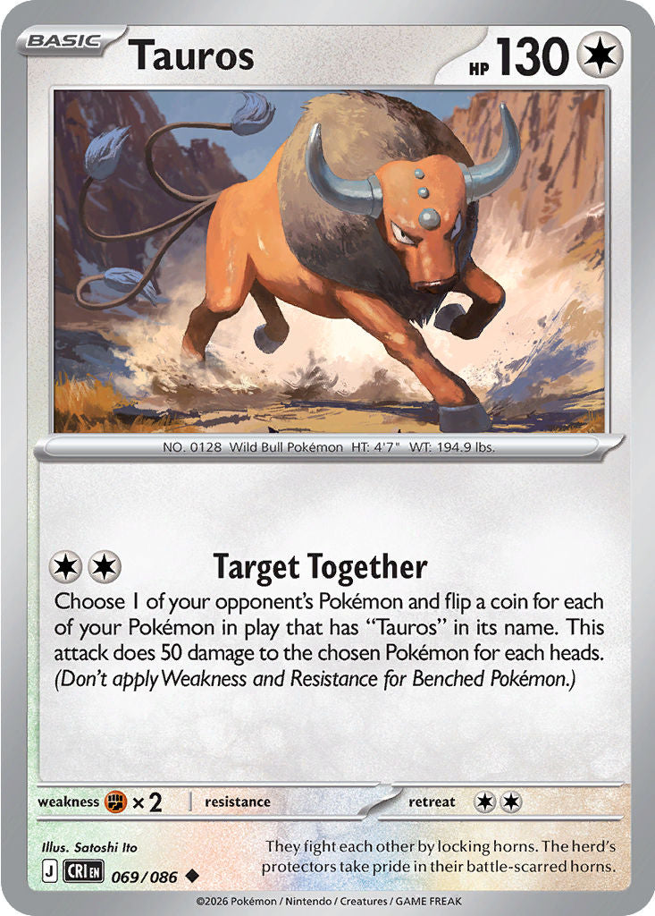 Tauros - 069/086 - Uncommon