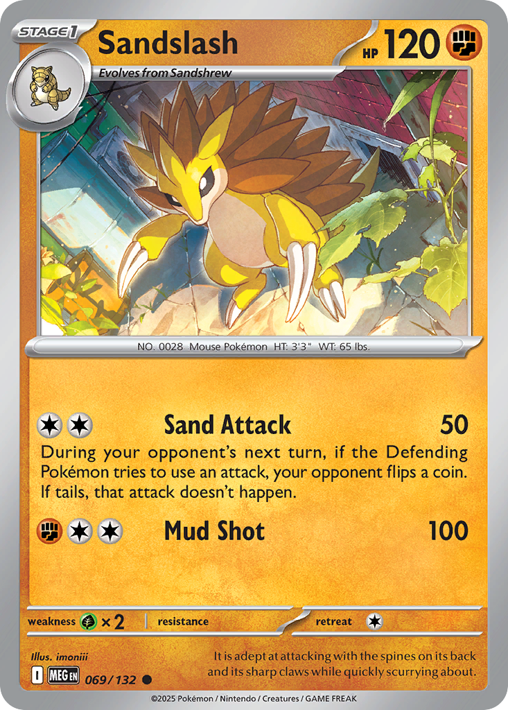 Sandslash - 069/132 - Common