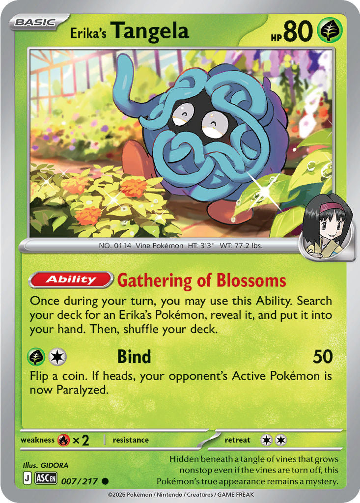 Erika's Tangela - 007/217 - Common