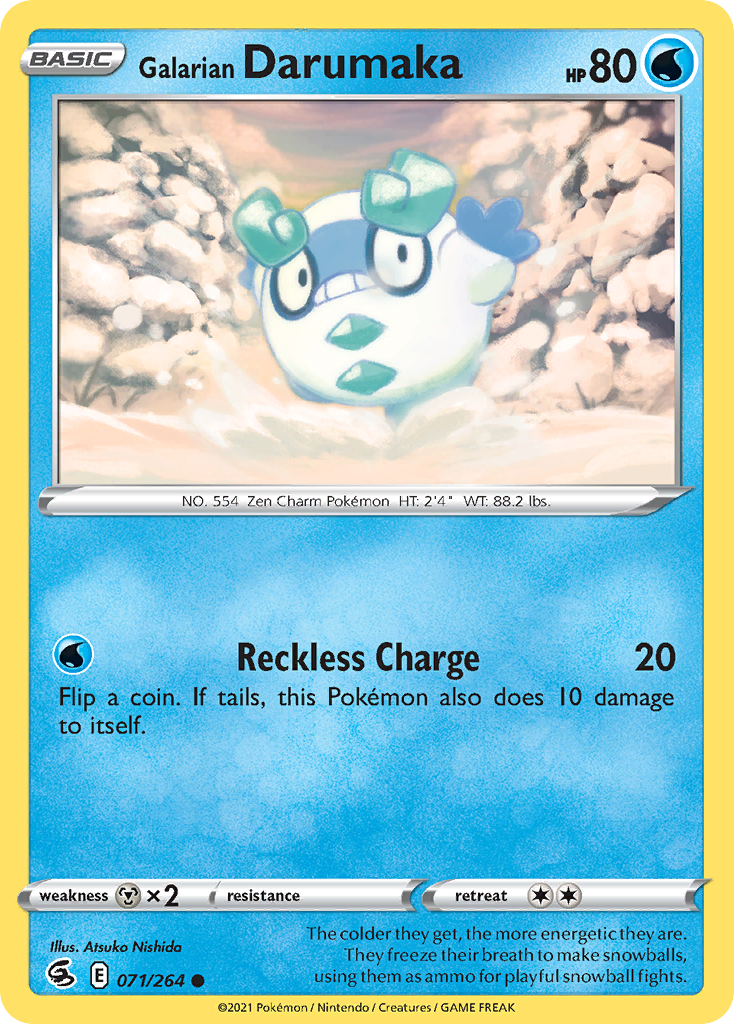 Galarian Darumaka - 071/264 - Common