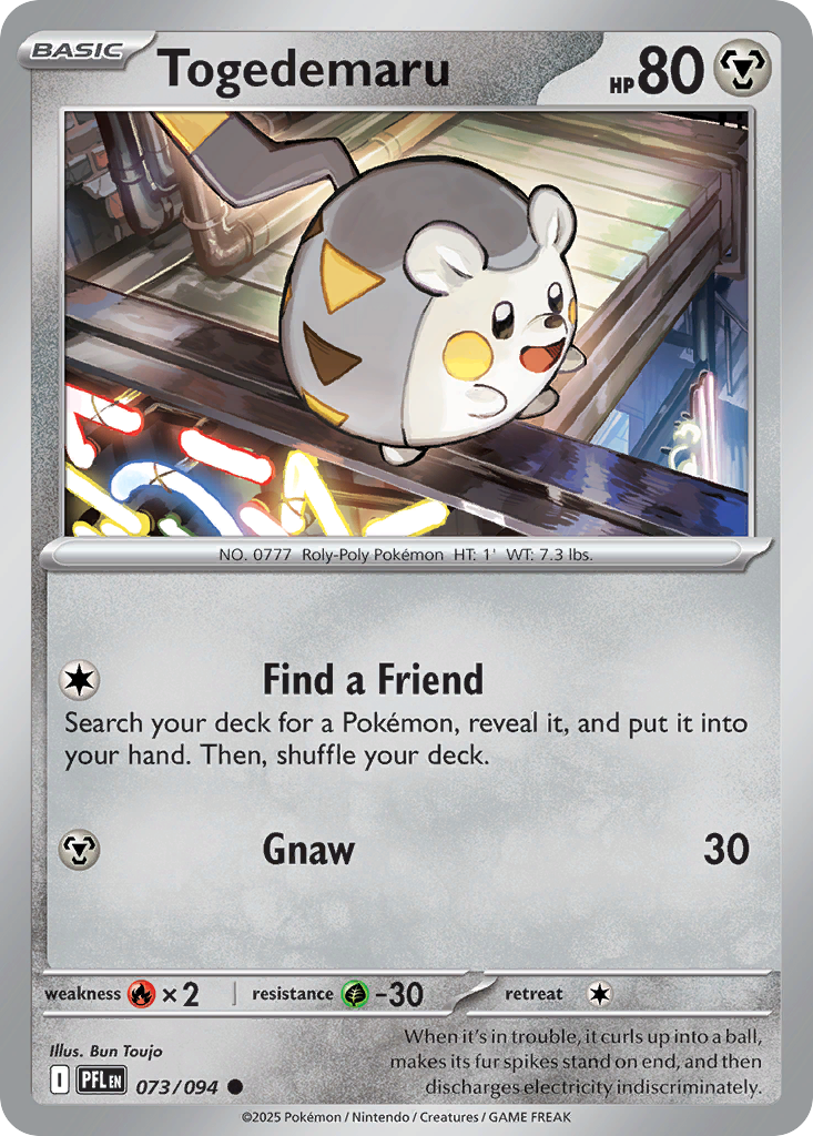 Togedemaru - 073/094 - Common
