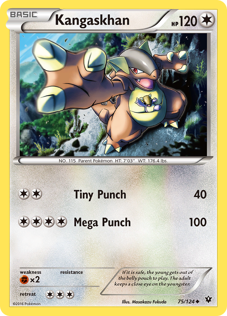Kangaskhan - 075/124 - Uncommon