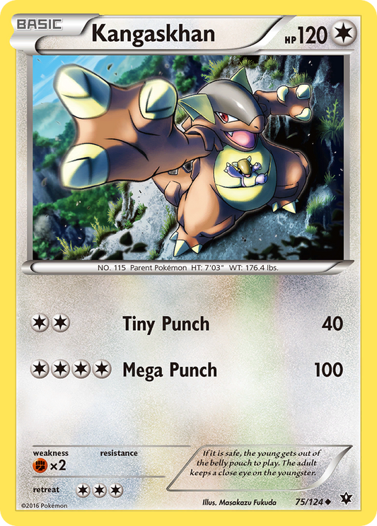 Kangaskhan - 075/124 - Uncommon