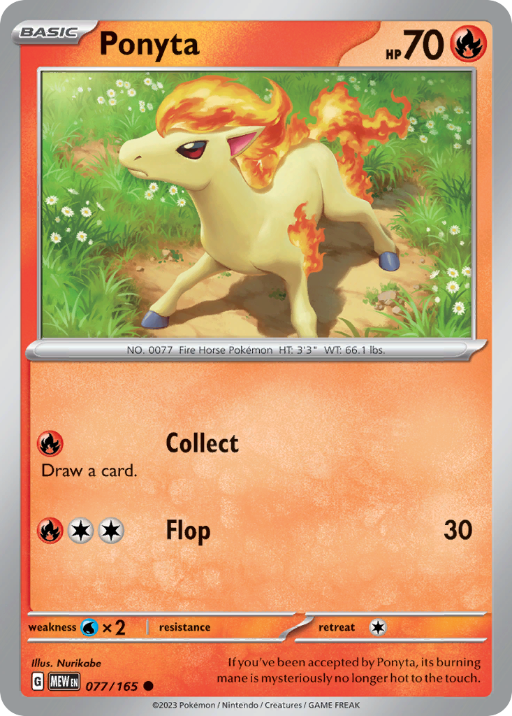 Ponyta - 077/165 - Common