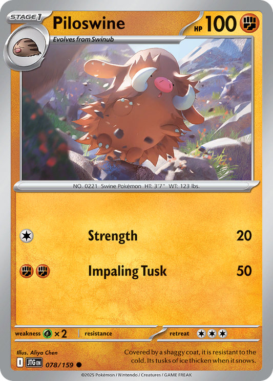 Piloswine - 078/159 - Common